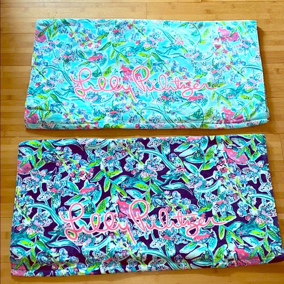 Lilly Pulitzer Bath Nwt 2 Lilly Pulitzer Beach Towels Towel Set